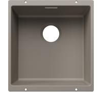 Blanco 527793 - Fregadero SUBLINE 400-U SILGRANIT 1 Cubeta Bajo Encimera Mueble de 50 Cm Tartufo