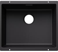 Blanco 527794 - Fregadero SUBLINE 500-U SILGRANIT 1 Cubeta Bajo Encimera Mueble de 60 Cm Negro