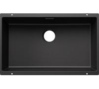 Blanco 527805 - Fregadero SUBLINE 700-U SILGRANIT 1 Cubeta Bajo Encimera Mueble de 80 Cm Antracita