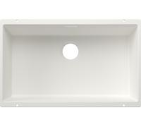 Blanco 527807 - Fregadero SUBLINE 700-U SILGRANIT 1 Cubeta Bajo Encimera Mueble de 80 Cm Blanco