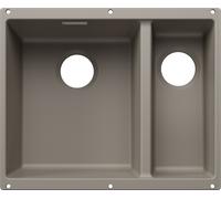 Blanco 527825 - Fregadero SUBLINE 340/160-U 2 Cubetas Bajo Encimera Mueble de 60 Cm Tartufo