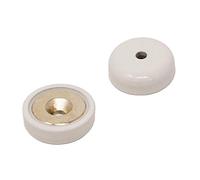 Blanco A Magnet de Bote de Neodimio Para Artes, Manualidades, Fabricacion de Modelos, Bricolaje, Pasatiempos, Oficina Y Hogar - 25mm Dia - Paquete de 4