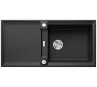 BLANCO ADIRA XL 6 S Fregadero de granito de color gris antracita de SILGRANIT | Tipo de montaje: instalación desde arriba | Reversible | Para armarios inferiores de 60 cm de ancho | Gran lavabo |