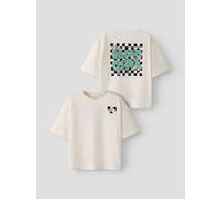 Blanco Algodón Orgánico Camiseta