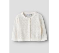 Blanco Algodón Orgánico Chaqueta De Punto