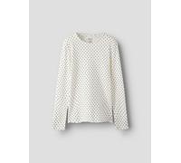 Blanco Algodón Orgánico Top De Manga Larga
