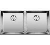 Blanco 522985 Fregadero de cocina de acero inoxidable, 400mm/400mm