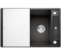 Blanco Axia III 45 S fregadero de granito 78x51 cm negro 525840