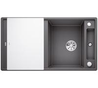 Blanco Axia III 5 S fregadero de granito 91.5x51 cm gris/grafito/ónix 523216