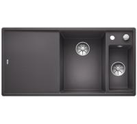 Blanco Axia III 6 S fregadero de granito 100x51 cm gris/grafito/ónix 523463