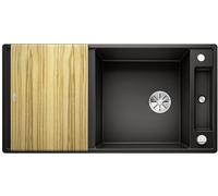 Blanco Axia III XL 6 S fregadero de granito 100x51 cm negro 525858
