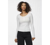 Blanco Camiseta De Manga Larga XS