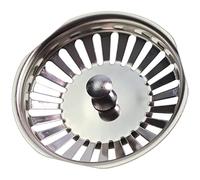 Blanco - Canasta para desagüe de fregadero, 8,90 cm, sin espigas, 24 ranuras