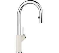 BLANCO CARENA-S Vario - Cartucho de cerámica (alta presión, con manguera extraíble, cambio de chorro transparente a chorro de ducha, cartucho cerámico, calidad asegurada del agua y ahorro de agua)