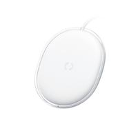 (Blanco) Cargador inalámbrico 15W, carga inalámbrica rápida