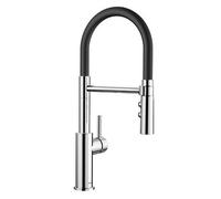 Blanco Catris-S Flexo grifo de cocina de pie cromo-negro 525791