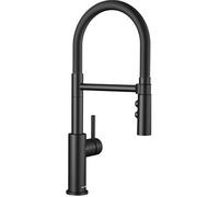 Blanco Catris-S Flexo grifo de cocina de pie negro 525793