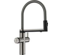 BLANCO CHOICE Icona Grifo de cocina todo en uno de acero inoxidable satinado platinuml | no incluye unidad de tratamiento de agua CHOICE.ALL | agua fría en silencio, medio, burbujeante y caliente