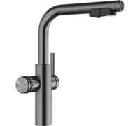 BLANCO CHOICE Icona-L | Grifo de cocina todo en uno en acero negro satinado | no incluye unidad de tratamiento de agua CHOICE.ALL | Agua fría en silencio, medio, burbujeante y caliente hirviendo | [16