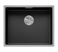 BLANCO CLARON 500-IF Dark Steel, acero inoxidable, tipo de montaje: instalación desde arriba y al ras de la superficie, sin mando a distancia, armario bajo 60, resistente a arañazos, gran volumen de