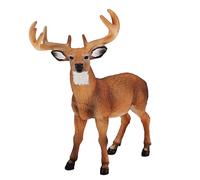 Blanco Cola Ciervo Buck Wildlife Figura Juguete 12.5CM Altura Aprox Mojo Fun