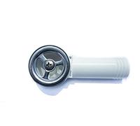 Blanco - Complemento de desbordamiento con tubo de desagüe VI