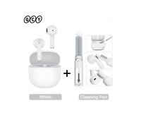 (Blanco con bolígrafo) Auriculares inalámbricos QCY Ailybuds Lite Bluetooth 5.3 TWS Auriculares semi-in