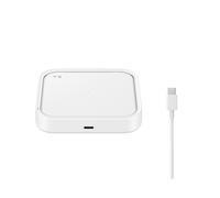 (Blanco con cable) Cargador inalámbrico rápido Samsung 15W QI Pad Galaxy Z Fold Flip 3 4 S23 S22 S21