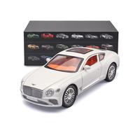 (blanco con caja) 1:24 Continental GT Modelo Coche Aleación Diecast Juguete Coche Coleccionable Pull