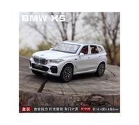 (Blanco con caja) 1:32 X5 SUV modelo de aleación de coche de juguete fundido a presión Diecast Pull
