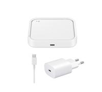 (Blanco con cargador UE) Cargador inalámbrico rápido Samsung 15 W QI Pad Galaxy Z Fold Flip 3 4 S23