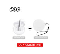 (Blanco con estuche 04) QCY HT10 AilyBuds Pro+ ANC Auriculares inalámbricos Audio de alta resolución