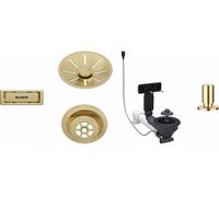 Blanco conjunto de rebosadero y desagüe 207427