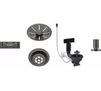 Blanco conjunto de rebosadero y desagüe 207429