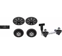 Blanco conjunto de rebosadero y desagüe 207440