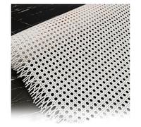 Blanco Correas de Caña Ratán Rollo PE,Rejilla de Mimbre Plástico Trenza Vienesa,Hoja de Tela de Bastón por Metros,Tejido de Caña para Silla Gabinete Decoración del Hogar(60cmx2.5m)