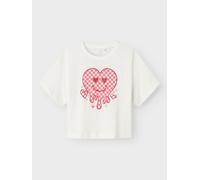 Blanco Corte Regular Camiseta