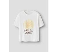Blanco Corte Regular Camiseta