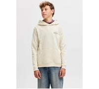 Blanco Cotton/In/Conversion/Cotton/Recycled/Polyester Sudadera Con Capucha Impresión Posterior Boys 128 EU