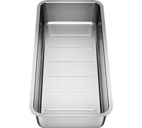 BLANCO Cubeta Multifuncional Perforada En Acero Inox | [41,7 x 19,7 x 8,2 cm] | Apto para lavabos de acero inoxidable ETAGON y ANDANO | Más funcionalidad para lavabos y fregaderos