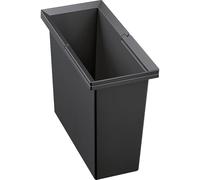 BLANCO Cubo de basura de 15 litros, apto para sistema de separación de basura, plástico antracita
