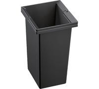 BLANCO Cubo de basura de 6 litros, apto para sistema de separación de basura, plástico antracita