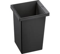 BLANCO Cubo de basura de 8 litros, apto para sistema de separación de basura, plástico antracita