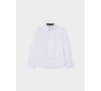 Blanco De Algodón Camisa