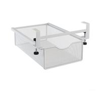 Blanco Der Nizer con cesta extraíble para mostrador y escritorio de oficina Eficiente Sto Solut para espacios libres de desorden
