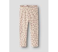 Blanco Diseño Estampado Leggings