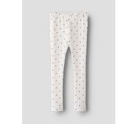 Blanco Diseño Estampado Leggings