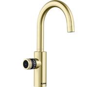 BLANCO drink.hot EVOL Mono Satin Gold | Sistema de agua caliente | Agua caliente hirviendo refinada | Ajuste de cantidad Click & Touch | Caño aislado separado | Grifería