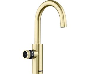 BLANCO drink.hot EVOL Mono Satin Gold | Sistema de agua caliente | Agua caliente hirviendo refinada | Ajuste de cantidad Click & Touch | Caño aislado separado | Grifería