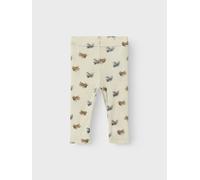 Blanco Estampado Leggings